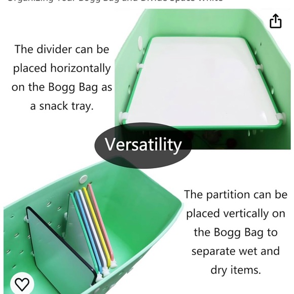 Bogg Bag 2PCS Divider Tray made by Teyouyi for BOGG Bag Original X Large - Picture 6 of 7